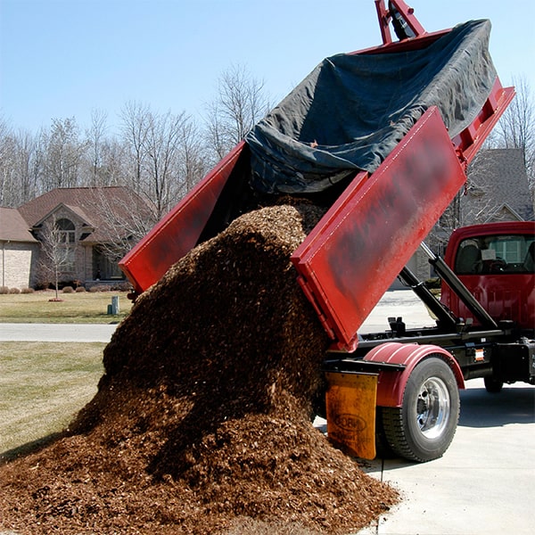 you do not need to be present for mulch delivery​ as long as there is a clear and accessible drop-off location